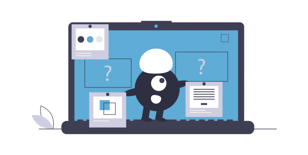 Illustration développement sur ordinateur